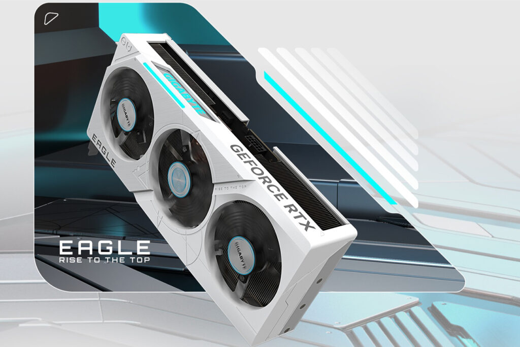 Custom RTX 4070 model unveiled;  Hot graphic card with snow theme