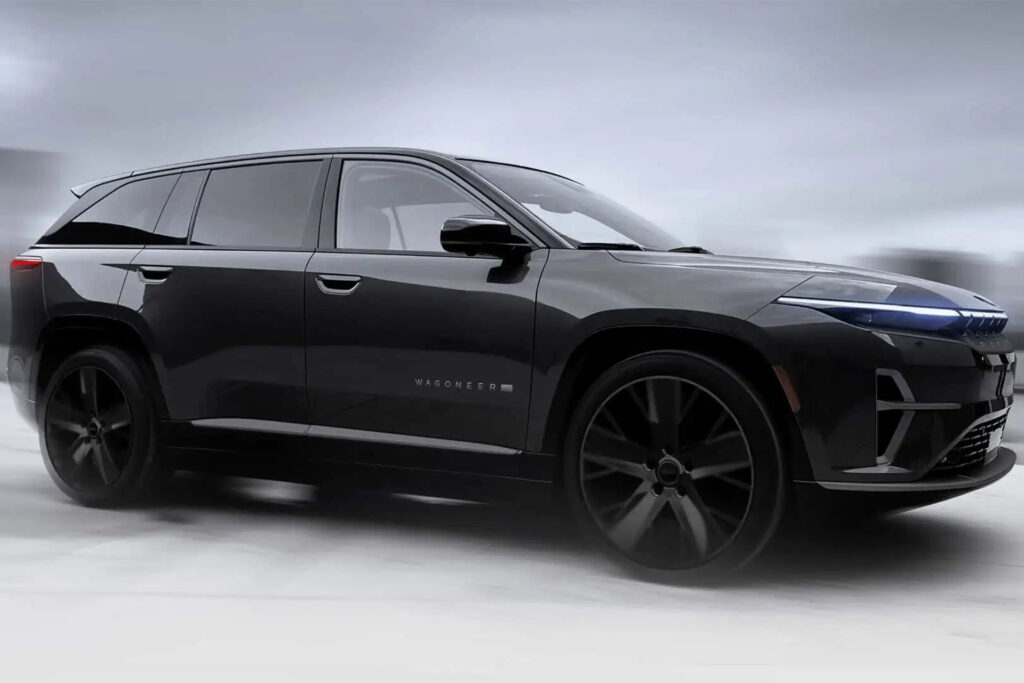 This car is Jeep 2025;  Harsh black with exciting technologies