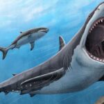 The ancient megalodon shark was probably an elongated and thin animal