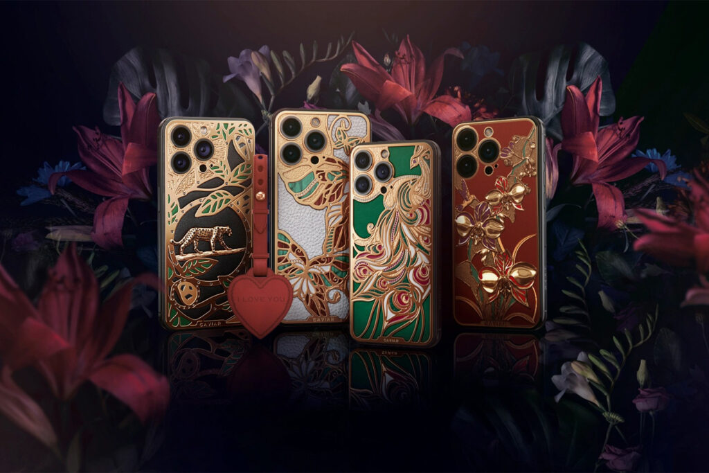 3 billion iPhone with diamond and gold cover was unveiled on the occasion of Valentine’s Day