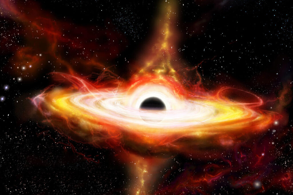 The James Webb telescope discovered the reddest supermassive black hole in the early universe